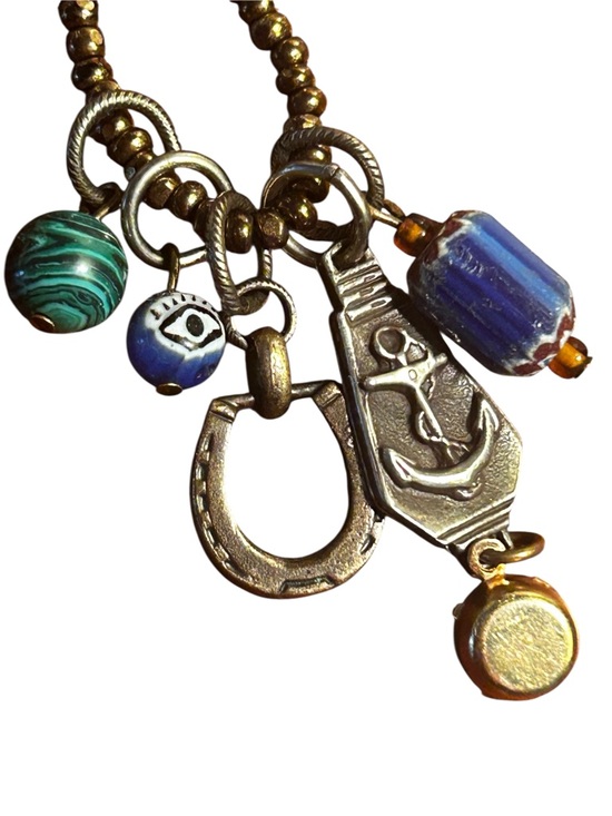 Patch NYC Jewelry - PatchNYC one-of-a-kind Collage charm pendant necklace.